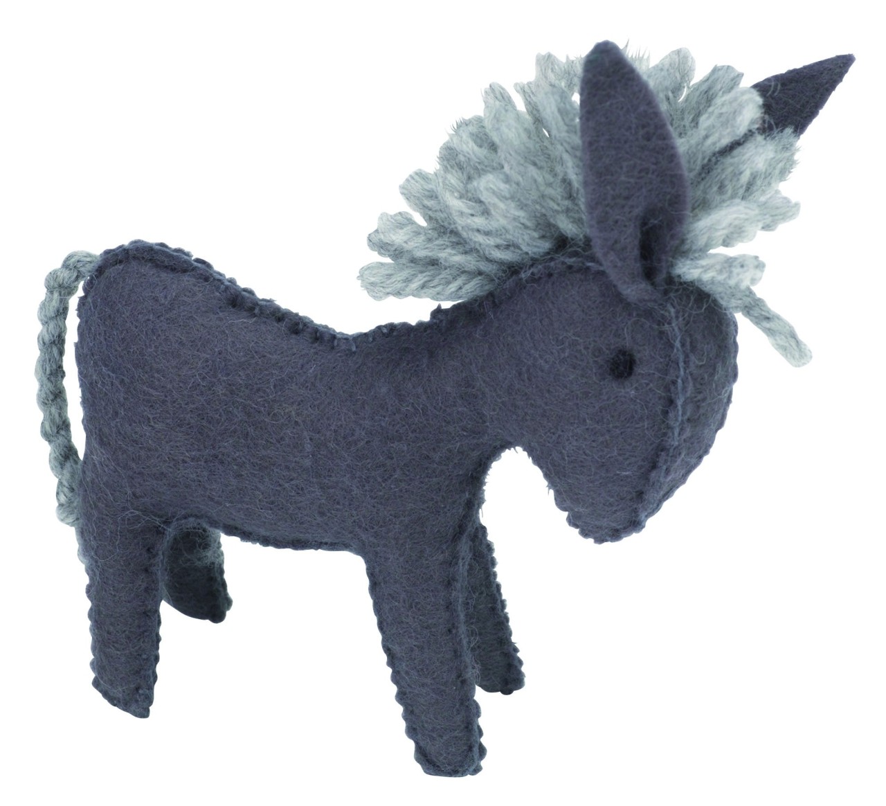 "Donkey" 10cm 100% wool (felt), Glückskäfer®